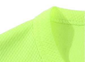 T-shirt décontracté pour homme, coupe classique, respirant, durable, en polyester/coton tricoté, imprimé par transfert thermique personnalisé - Product Image 4