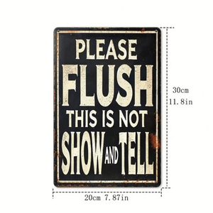 CIFbuy 8x12 Inch Vintage Rustic Aluminum Sign Wooden <b>Wall</b> <b>Decor</b> for TikTok for Temu Pick up Service 20.3x30.5cm - Product Image 2