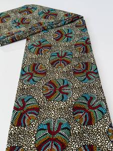 Tissu en coton 100% imprimé à la cire africaine personnalisé, durable pour la couture de vêtements traditionnels, mode éthiopienne - Product Image 2