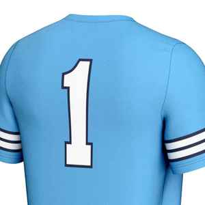 Tela 100% poliéster de alta calidad y secado rápido para ropa deportiva, transpirable, ligera y suave, jersey de lacrosse unisex. - Product Image 2