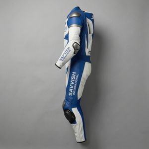 Traje de Motociclismo de Cuero de una Pieza, Resistente al Viento, Impermeable, Anti-caídas, Resistente al Desgaste, Ropa Deportiva de Manga Larga para Hombre - Product Image 4