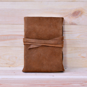 Vintage Tan Genuine <b>Leather</b> Journal Custom Size Logo Design Unlined Woodfree Paper Hardcover High Quality Gift Sketchbook Style - Product Image 2