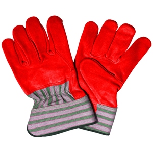 Gants de travail en cuir de vachette pleine fleur de qualité supérieure, résistants, pour riggers canadiens, jardinage, sécurité, avec protection des mains - Product Image 4