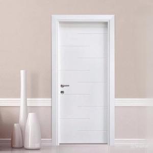 Puerta Interior Impermeable Contemporánea con Núcleo de WPC, Diseño Moderno y Lujoso, Madera Compuesta para Uso Comercial en Baños y Oficinas - Product Image 6