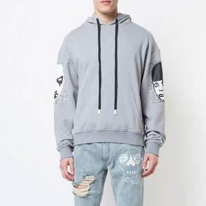 Sudadera con Capucha Oversize de Algodón Pesado Personalizada de Nueva Marca, Bordada, sin Cordón, con Método de Tejido de Punto - Product Image 2