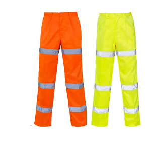 Pantalones de seguridad de alta calidad de poliéster y algodón con rodillas reforzadas para trabajadores de la construcción en Europa y EE. UU. - Product Image 1