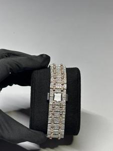 Top Quality White Gold Round Cut Watch for Wedding and Partywear Men's Quartz Watch in <b>Smart</b> Arabic Dial Available at Affordable - Product Image 2