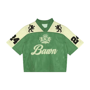T-shirt Homme Personnalisé Style Streetwear Rétro Américain Vintage avec Maillot de Football Américain Classique en Maille Coupe Boxy – Maillots de Foot France - Product Image 5