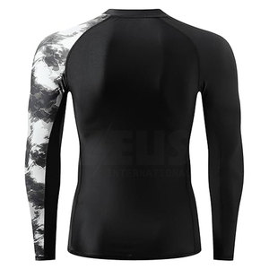Rashguard homme manches longues en Spandex/Polyester pour la vente en gros, design personnalisé, nouvelle taille adulte - Product Image 2