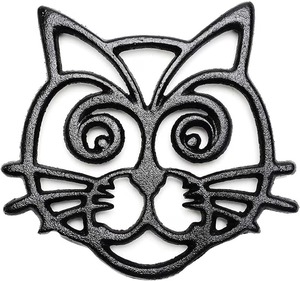 Classic Iron Metal Trivet Heat Resistant Durable Kitchen <b>Table</b> <b>Protector</b> Hot Pot Holder for Serving Cookware and Dining <b>Table</b> - Product Image 5