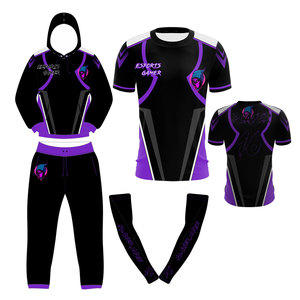 Maillot de jeu Esports personnalisé sublimé à manches courtes pour équipe de gamers – Tenue de performance sportive pour compétition et tournoi - Product Image 3