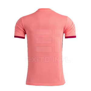 Camiseta de Fútbol Rosa para Hombre, Sublimada, de Poliéster, Secado Rápido, para Entrenamiento, Club, Equipo, Manga Corta, Ropa Deportiva - Product Image 3