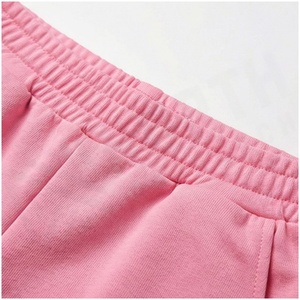 Women <b>Pink</b> 2-Piece <b>Tracksuit</b> Crew Neck Full Sleeve Solid Color Sweatshirt & Joggers Set Casual Spring Wear - Product Image 5