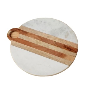 Planche à découper en marbre et bois, design tendance, à prix d'usine très bas - Product Image 1