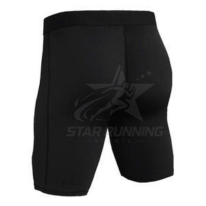 Wholesale Best Selling Premium Quality Elastic Waist Solid Casual <b>Compression</b> <b>Shorts</b> <b>Men</b> Canvas Plain Dyed OEM Service - Product Image 6