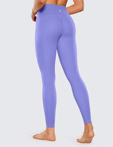 Leggings de yoga respirants à taille haute pour femmes, pantalons de fitness à compression à séchage rapide, spandex/nylon, poches, motif uni, course à pied - Product Image 5