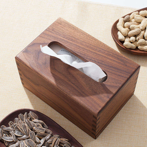 Best Quality 100% Natural Premium Design MDG Board <b>Tissue</b> Box Wooden Napkin Holder with Custom Logo Portable for Party <b>Weddings</b> - Product Image 5