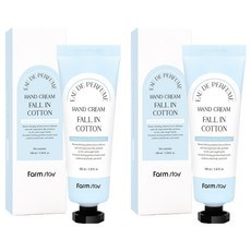 Farmstay Eau De Parfum crema per le mani caduta in cotone 100ml 2ea prodotto sconto crema idratante di lusso con profumo - Product Image 1