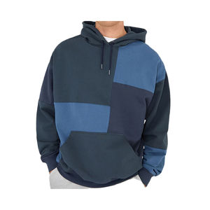 Sweat-shirts unisexes surdimensionnés en molleton personnalisés, 80 % coton, 20 % polyester, logo personnalisé, haute qualité pour hommes - Product Image 4