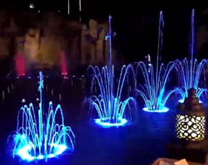 Fontaine flottante moderne de luxe pour petit bassin, installation facile, construction en acier inoxydable, fonction musicale et jets d'eau dansants pour jardin - Product Image 4