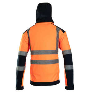 Sudadera con Capucha de Seguridad de Alta Visibilidad para Hombre, Chaquetas Reflectantes con Capucha Desmontable, Chaquetas de Ciclismo de Seguridad para Hombre - Product Image 5