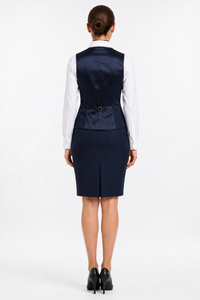 Uniformes de stewardesse sur mesure pour femmes |   Fournisseur d'équipage de personnel de bord |   Usine OEM/ODM pour l'aviation |   Uniforme de veste, chemise et jupe pour le personnel - Product Image 4