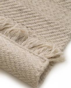 Tapis Dhurrie Kilim en laine tissé à la main – Tapis indien traditionnel à tissage plat en laine tissé à la main – Réversible - Product Image 3