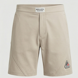 กางเกงขาสั้นลำลองผู้ชายทรงปกติ เอวยางยืด ผ้าคุณภาพพรีเมียม สไตล์โมเดิร์นสตรีทแฟชั่น จาก Maluza Industries Apparel - Product Image 1
