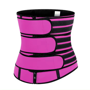Faja Reductora de Neopreno con Doble Cinturón y Logotipo Personalizado para Mujer, Corsé con Varillas de Acero, Entrenador de Cintura y Cinturón Quema Grasa - Product Image 3