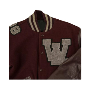 Custom Wholesale 100% Polyester Satin Varsity Baseball Winter 2026 Wholesale New Style Baseball <b>Jacket</b> - Product Image 3