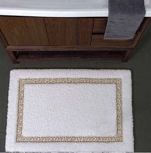 Tapis de bain de luxe en coton bouclette ultra absorbant, doux et à séchage rapide, qualité hôtel et spa, lavable en machine, tapis de toilette en bouclette intégrale - Product Image 6