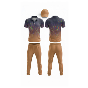 Personalized <b>Cricket</b> Uniform Sublimation Printed Team <b>Kit</b>| Men Women Youth <b>Cricket</b> Wears Polo Shirt and Trouser <b>Full</b> Team Outfit - Product Image 4