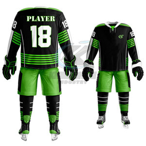 Dernier design, haute qualité, respirant, nouvelle arrivée, uniforme de hockey sur glace en polyester - Product Image 2