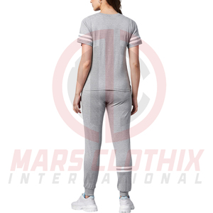 Ensemble de survêtement en coton oversize uni pour femmes, en molleton technique de haute qualité, avec faible MOQ - Product Image 2