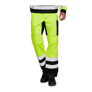 Enhanced Visibility Men's Workwear <b>Pants</b> Anti-Static <b>Thermal</b> Safety Trousers for Rain Outdoor Activities - Product Image 2