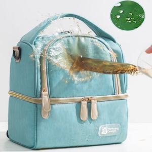 Double Layer Insulated Lunch <b>Backpack</b> with Thermal <b>Cooler</b> Compartments for Office Professionals and School - Product Image 4