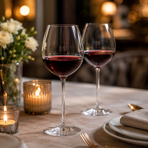 Verres à vin en borosilicate faits à la main de 520 ml, sans plomb, transparents, à pied, pour vin rouge et blanc, réutilisables, vente en gros - Product Image 6