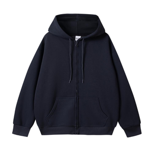 Sudadera con Capucha de Alta Calidad, 100% Algodón, con Cierre, Manga Larga, Estilo Holgado, Informal, con Cordón Ajustable, Transpirable - Product Image 3