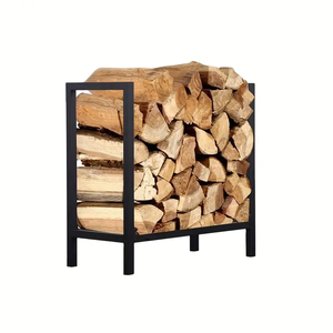 Support à bois de chauffage classique en métal avec finition thermolaquée – Meilleur prix - Product Image 1