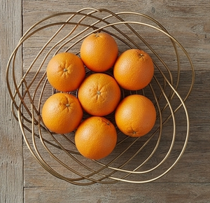 Cesta de Frutas Apilable de Alambre Metálico Dorado, Cesta de Frutas Metálica con el Mejor Diseño para Almacenamiento en la Cocina - Product Image 2