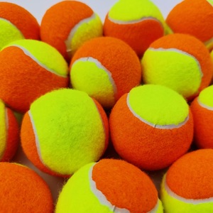 JNA Group Fluorescent Yellow Orange <b>Tennis</b> <b>Balls</b> High Visibility Felt Coated Sports Equipment Custom Rebound 135-145cm Bounce - Product Image 5