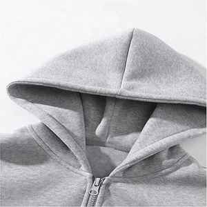 Sudadera con Capucha de Invierno para Hombre, 100% Algodón Sólido, Bordada, Resistente al Viento, de Alta Calidad, Diseño Único, con Cierre de Cremallera de un Cuarto - Product Image 4