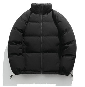 <b>Mens</b> Winter Hooded Puffer Jacket with <b>Sherpa</b> Lining Denim Warm Lightweight & Windproof Custom Logos Colors & Sizes Available - Product Image 5