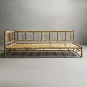 Muebles de playa de bambú para el verano - Tumbona de bambú para relajarse en la playa - Cama de día de bambú para la playa - Product Image 3