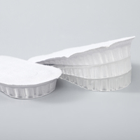 Semelles intérieures transparentes en gel de silicone pour augmenter la taille, invisibles, antidérapantes, respirantes, souples et légères