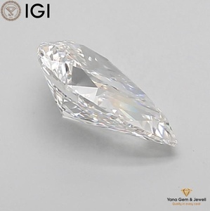 Magnifique bague solitaire en diamant de laboratoire CVD de 1,00 carat, forme poire, couleur F, clarté VVS1, certifiée IGI, pour un usage quotidien - Product Image 4