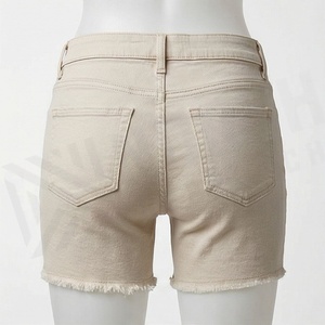 Shorts de Mezclilla de Cintura Alta para Mujer, Jeans de Algodón Casuales con Bolsillos Desgarrados, Estilo Personalizado, Ropa de Moda de Verano para Damas - Product Image 2