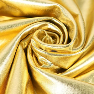 Gold Metallic Shorts Women Elastic Smocked Drawstring Waist Shiny Smooth Rave <b>Dance</b> Festival Hot <b>Pants</b> - Product Image 5