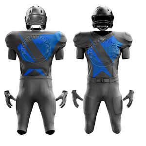 Conjunto de Uniforme de Fútbol Americano Hecho con Tela de Poliéster Ligera, Transpirable y Resistente, Diseñado para Equipos - Product Image 3