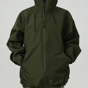 Chaqueta Cortavientos Ligera de Última Moda con Colores Contrastantes para Hombre, Chaqueta Deportiva de Invierno con Capucha, Chaqueta Impermeable para Exteriores - Product Image 3